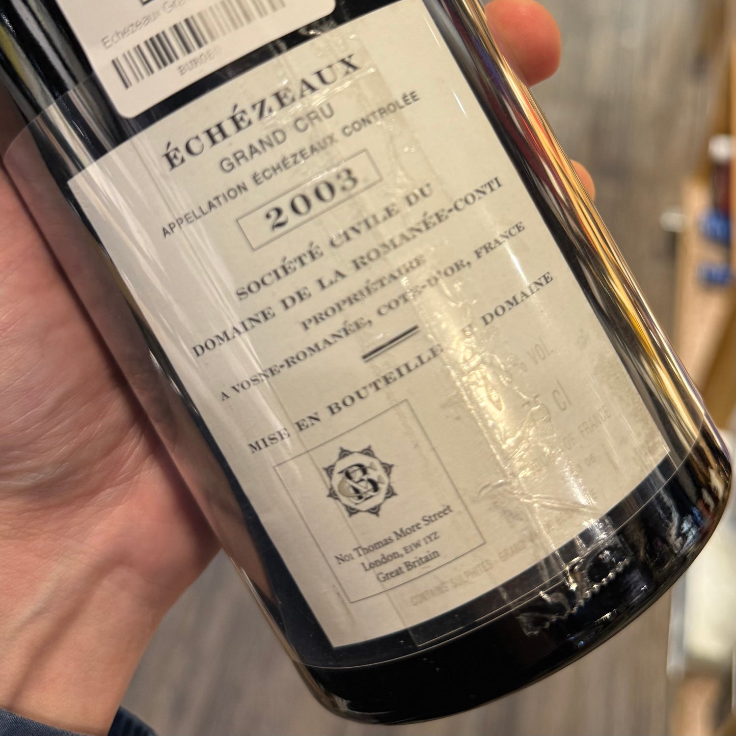 Domaine de La Romanée Conti Echezeaux 2003