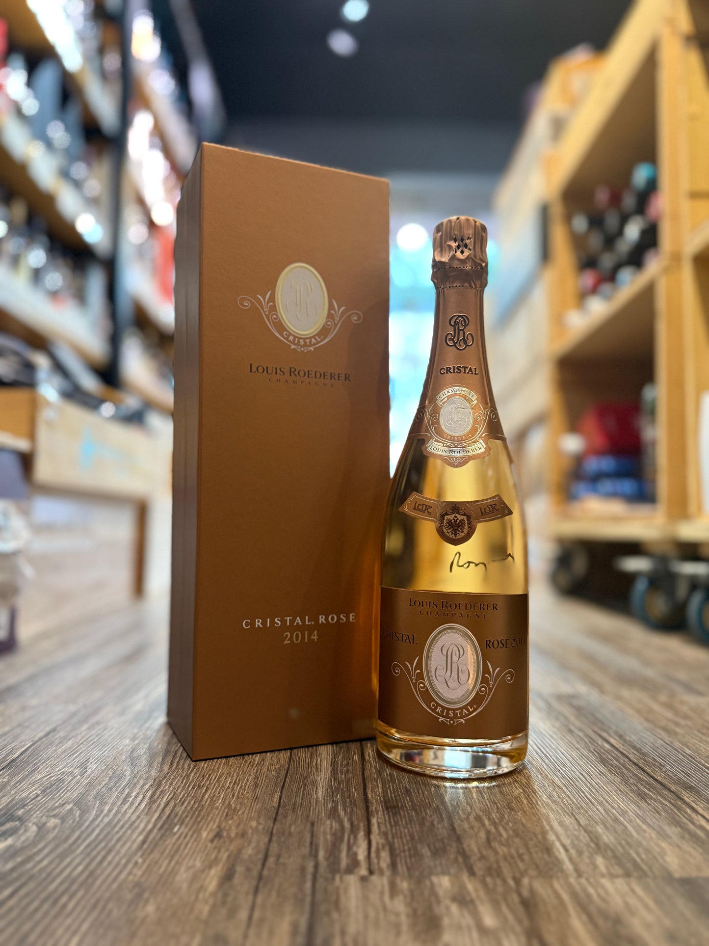 Louis Roederer Cristal Rose Brut 2014 Gift Box
