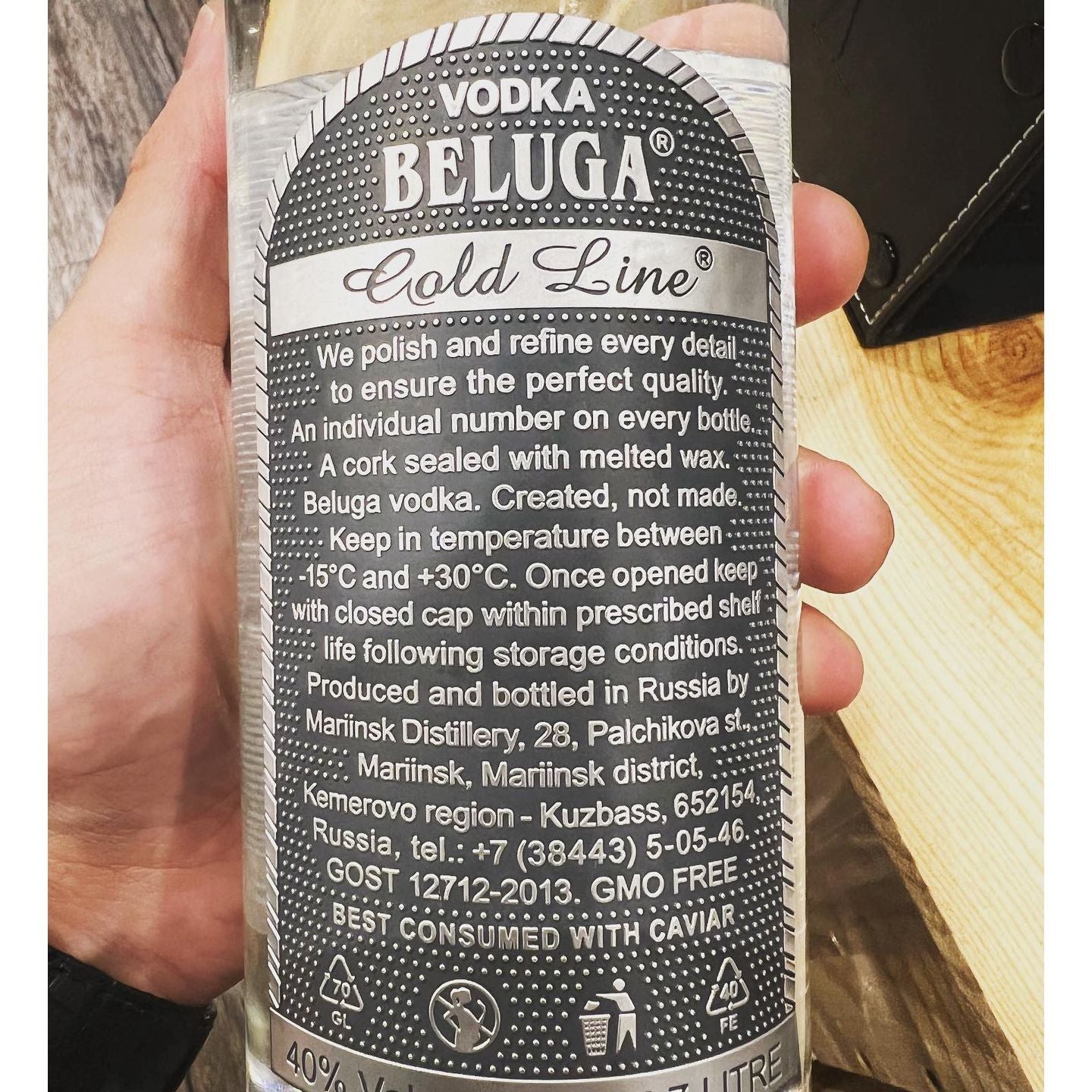 Beluga Gold Line Vodka Limited Edition