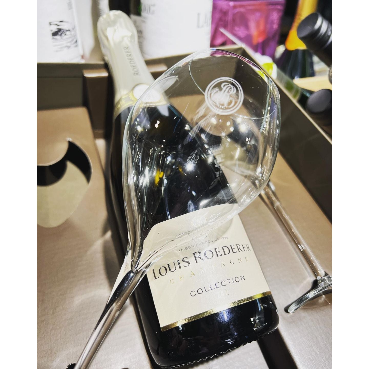 Louis Roederer Collection 242 🎁Gift Set with two 🥂 glasses
