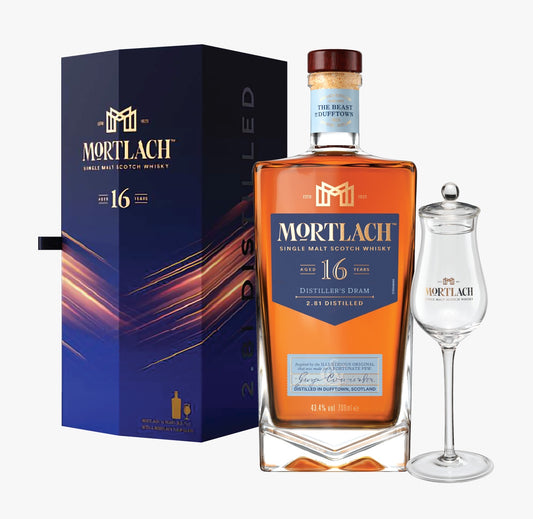 Mortlach 16YO Deluxe Giftbox with Tulip Glass